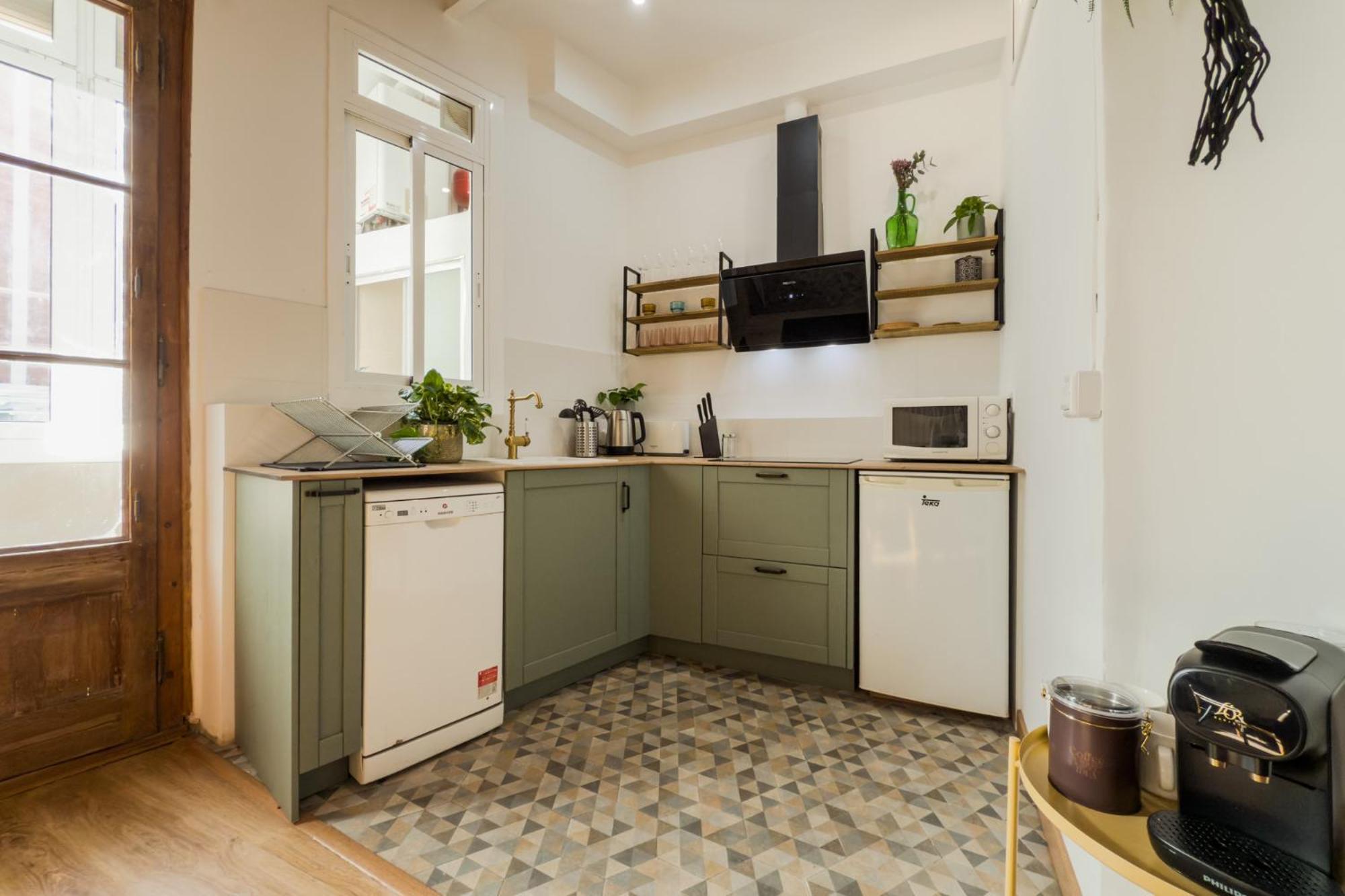 Magalhaes - Trad Flat In Poble Sec, Near Ramblas Barcelona Kültér fotó
