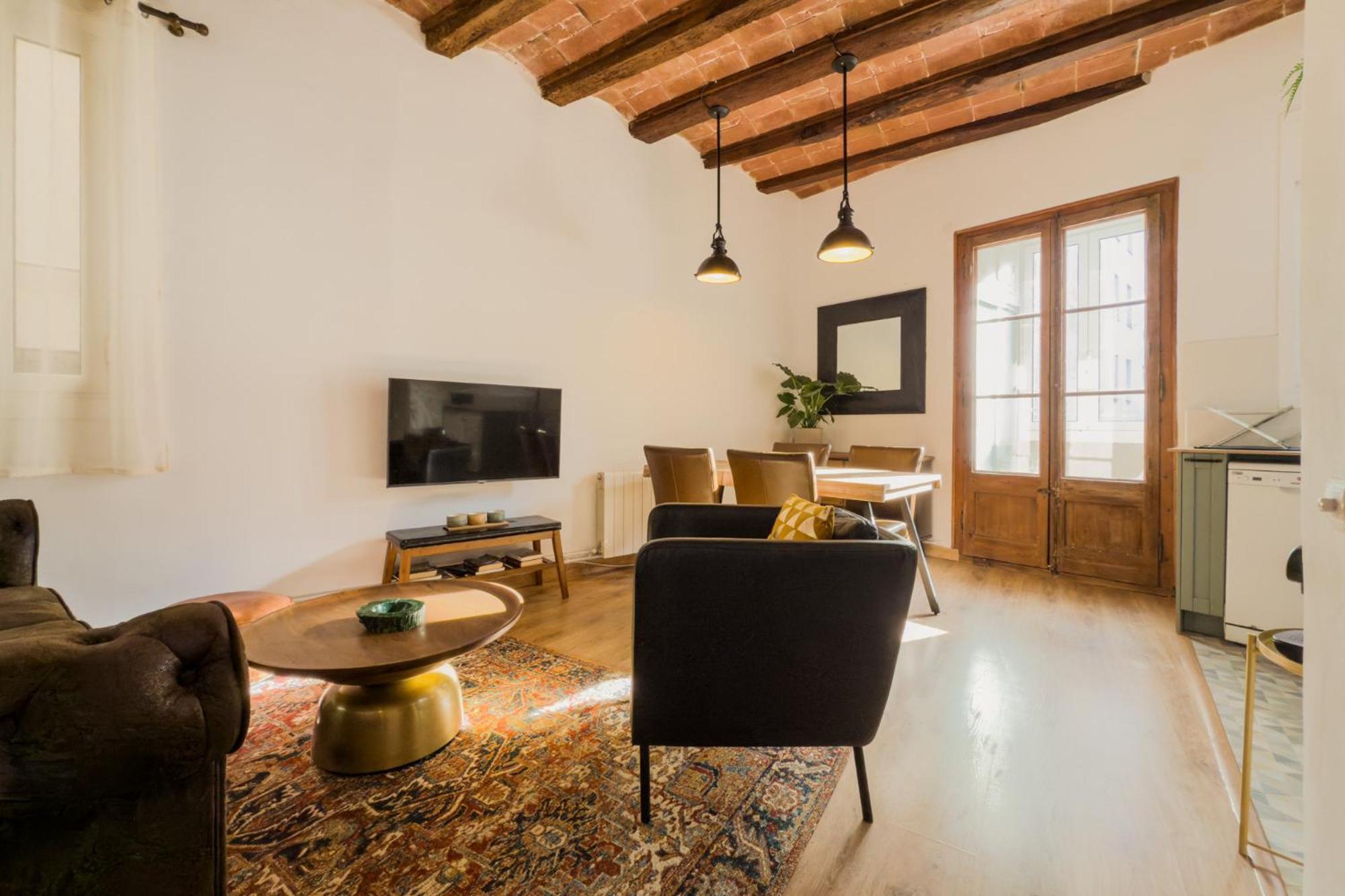 Magalhaes - Trad Flat In Poble Sec, Near Ramblas Barcelona Kültér fotó