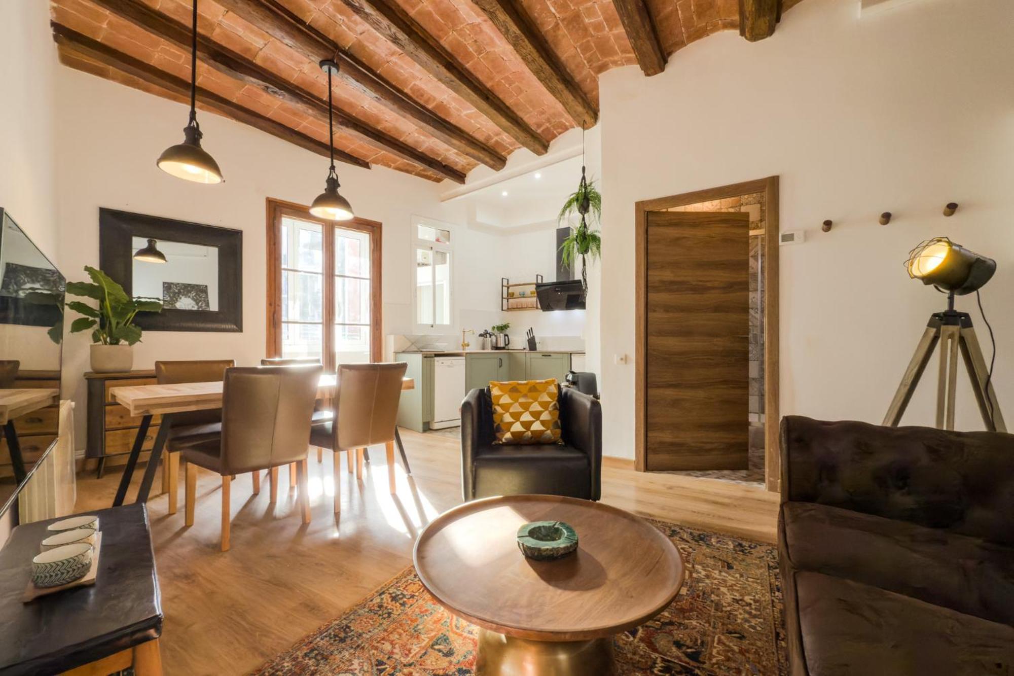 Magalhaes - Trad Flat In Poble Sec, Near Ramblas Barcelona Kültér fotó
